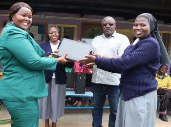 CDSK donates ICT gadgets to St. Elizabethan Sisters Naromoru